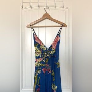 Lulu’s floral full length dress